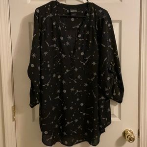 Torrid Harry Potter Quidditch Harper Blouse Size 4